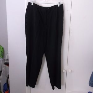 NWT Sag Harbor Petite Black Stretch Trousers 16P Christmas Gift